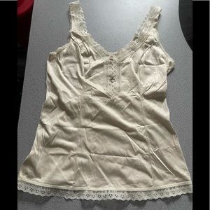 Vintage Gay Lure Light Beige Camisole Size Medium